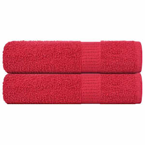 Brisače za roke FROGN 2 kosa rdeče 50x100 cm 360 g/m²
