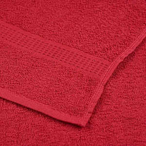 Saunové osušky FROGN 2 ks červené 80x200 cm 360 g/m² - obrázek 6
