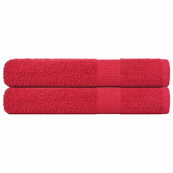 vidaXL r&auml;tikud FROGN 2 tk, punane, 100x200 cm, 360 g/m&sup2;