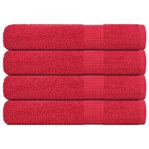 Brisače FROGN 4 kosi rdeče 100x200 cm 360 g/m²
