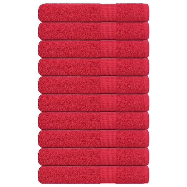 vidaXL r&auml;tikud FROGN 10 tk, punane, 100x200 cm, 360 g/m&sup2;
