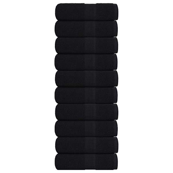 vidaXL pesur&auml;tikud FROGN 10 tk, must, 30x30 cm, 360 g/m&sup2;