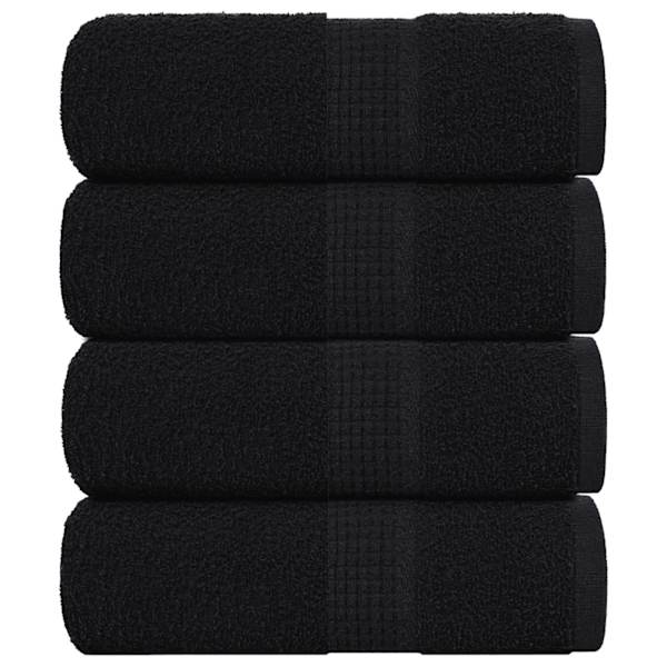 vidaXL k&uuml;lalister&auml;tikud KONNA 4 tk mustad 30 x 50 cm 360 g/m&sup2;