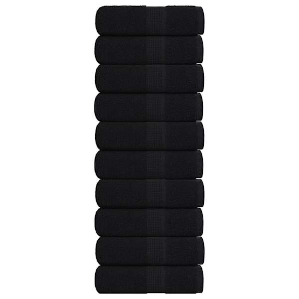 vidaXL k&uuml;lalister&auml;tikud KONNA 10 tk mustad 30 x 50 cm 360 g/m&sup2;