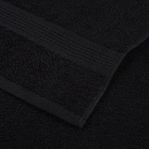Ručníky FROGN 10 ks černé 50x100 cm 360 g/m² - obrázek 6