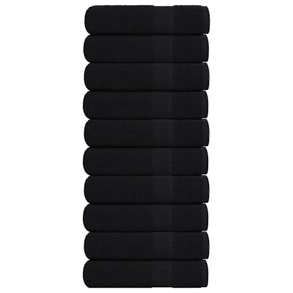 vidaXL du&scaron;ir&auml;tikud FROGN 10 tk, must, 70x140 cm, 360 g/m&sup2;