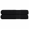 vidaXL saunalinad FROGN 2 tk, must 80x200 cm, 360 g/m&sup2;