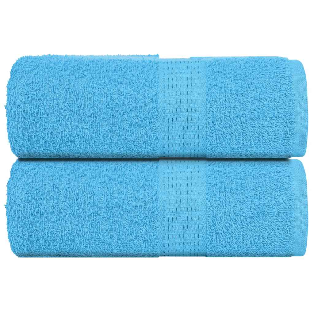 vidaXL Ručníky FROGN 2 ks tyrkysové 30x30 cm 360 g/m²