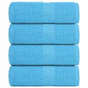 Pralne brisače FROGN 4 kosi turkizne 30x30 cm 360 g/m²