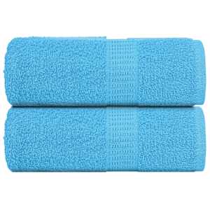Brisače za goste FROGN 2 kosa turkizne 30x50 cm 360 g/m²
