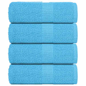 Brisače za goste FROGN 4 kosi turkizne 30x50 cm 360 g/m²