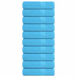 Brisače za roke FROGN 10 kosov turkizne 50x100 cm 360 g/m²