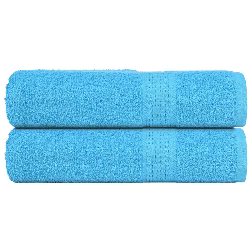 vidaXL Ručníky FROGN 2 ks tyrkysové 100x150 cm 360 g/m²