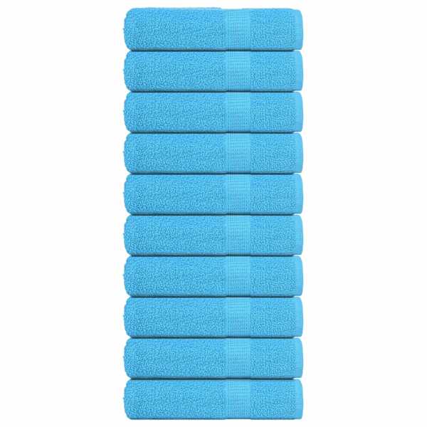 vidaXL vannitoar&auml;tikud FROGN 10 tk, t&uuml;rkiis, 100x150 cm, 360 g/m&sup2;