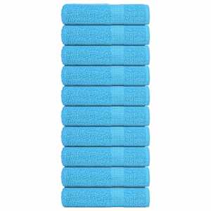 Kopalne brisače FROGN 10 kosov turkizne 100x150 cm 360 g/m²