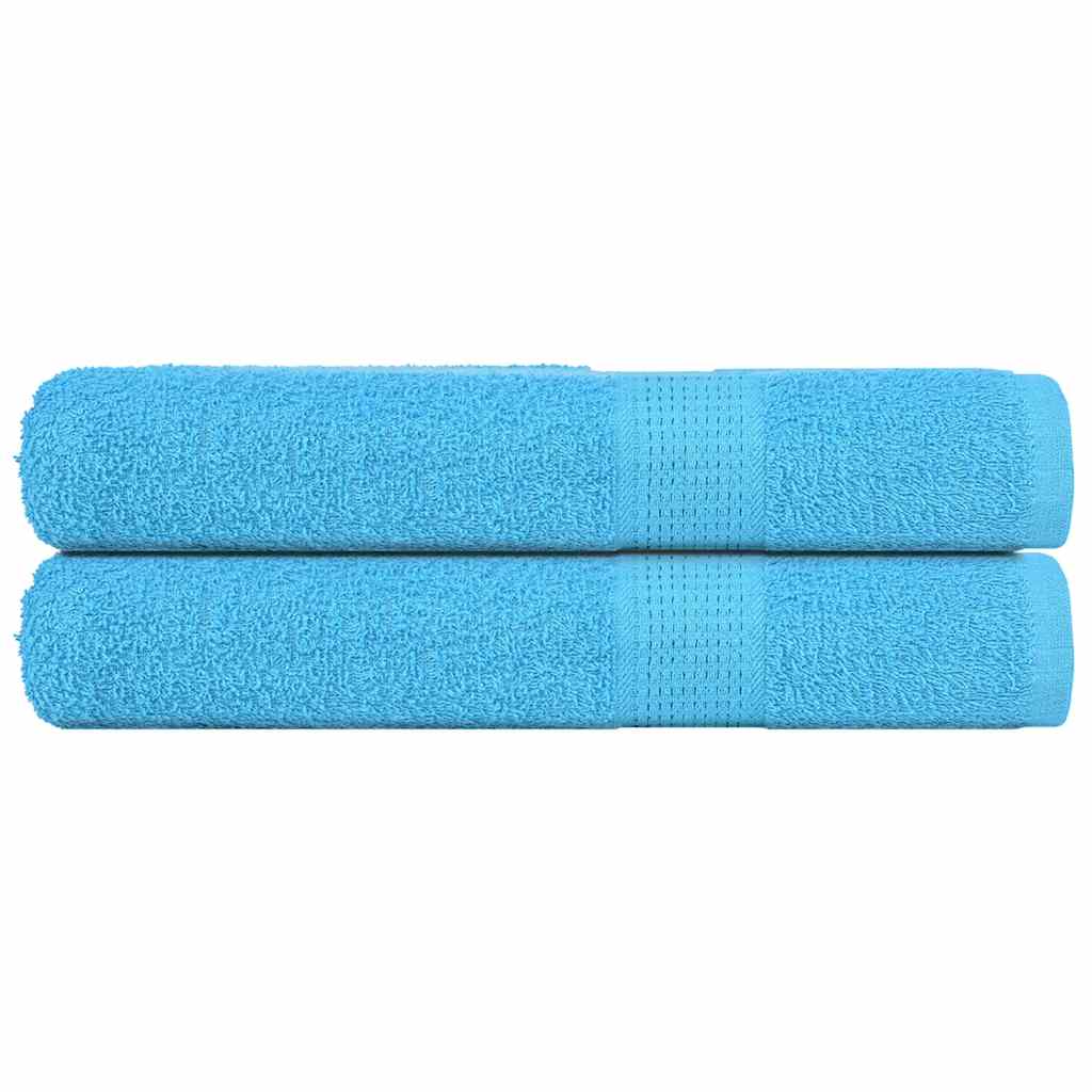 vidaXL Saunové osušky FROGN 2 ks tyrkysové 80x200 cm 360 g/m²