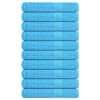 vidaXL r&auml;tikud FROGN 10 tk, t&uuml;rkiis, 100x200 cm, 360 g/m&sup2;