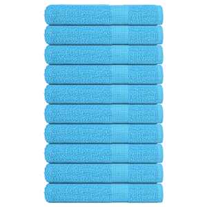 Brisače FROGN 10 kosov turkizne 100x200 cm 360 g/m²