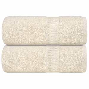 vidaXL pesur&auml;tikud KONNAM&Auml;NG 2 tk kreemjad 30 x 30 cm 360 g/m&sup2;