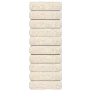 Ručníky FROGN 10 ks krémové 30x30 cm 360 g/m² - obrázek 1