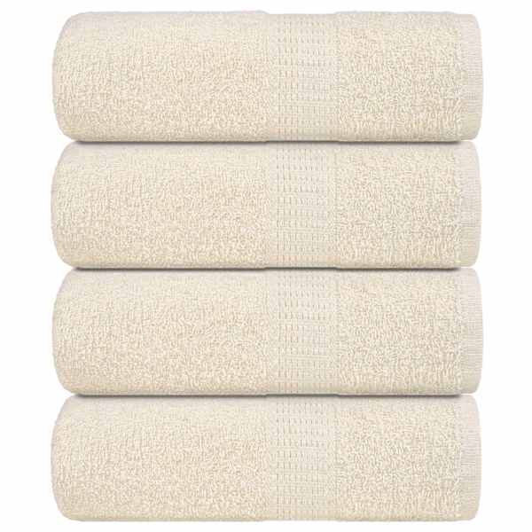 vidaXL k&uuml;lalister&auml;tikud KONNA 4 tk kreemjad 30 x 50 cm 360 g/m&sup2;