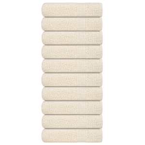 Brisače za roke FROGN 10 kosov kremne barve 50x100 cm 360 g/m²