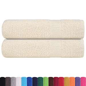 Ručníky do sprchy FROGN 2 ks krémové 70 x 140 cm 360 g/m² - obrázek 2