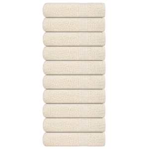 Brisače za tuširanje FROGN 10 kosov kremne barve 70x140 cm 360 g/m²