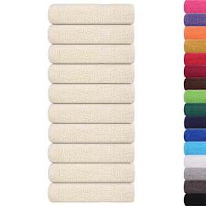 Ručníky do sprchy FROGN 10 ks krémové 70x140 cm 360 g/m² - obrázek 2
