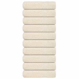 Kopalne brisače FROGN 10 kosov kremne 100x150 cm 360 g/m²