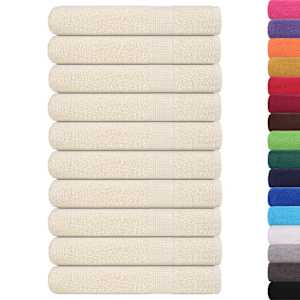 Saunové osušky FROGN 10 ks krémové 80x200 cm 360 g/m² - obrázek 2
