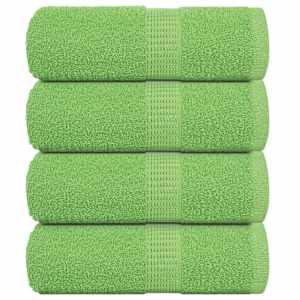 Brisače za umivanje FROGN 4 kosi jabolčno zelene 30x30 cm 360 g/m²