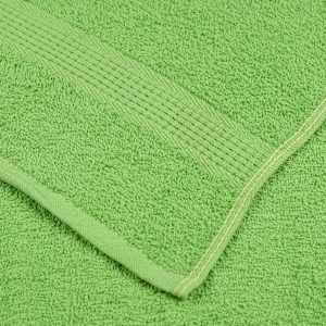 Ručníky do sprchy FROGN 10 ks jablečně zelené 70x140 cm 360 g/m² - obrázek 6