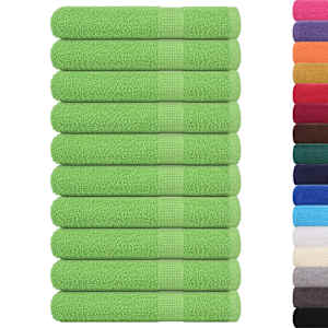Saunové osušky FROGN 10 ks jablečně zelené 80x200 cm 360 g/m² - obrázek 2