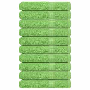 Brisače FROGN 10 kosov jabolčno zelene 100x200 cm 360 g/m²
