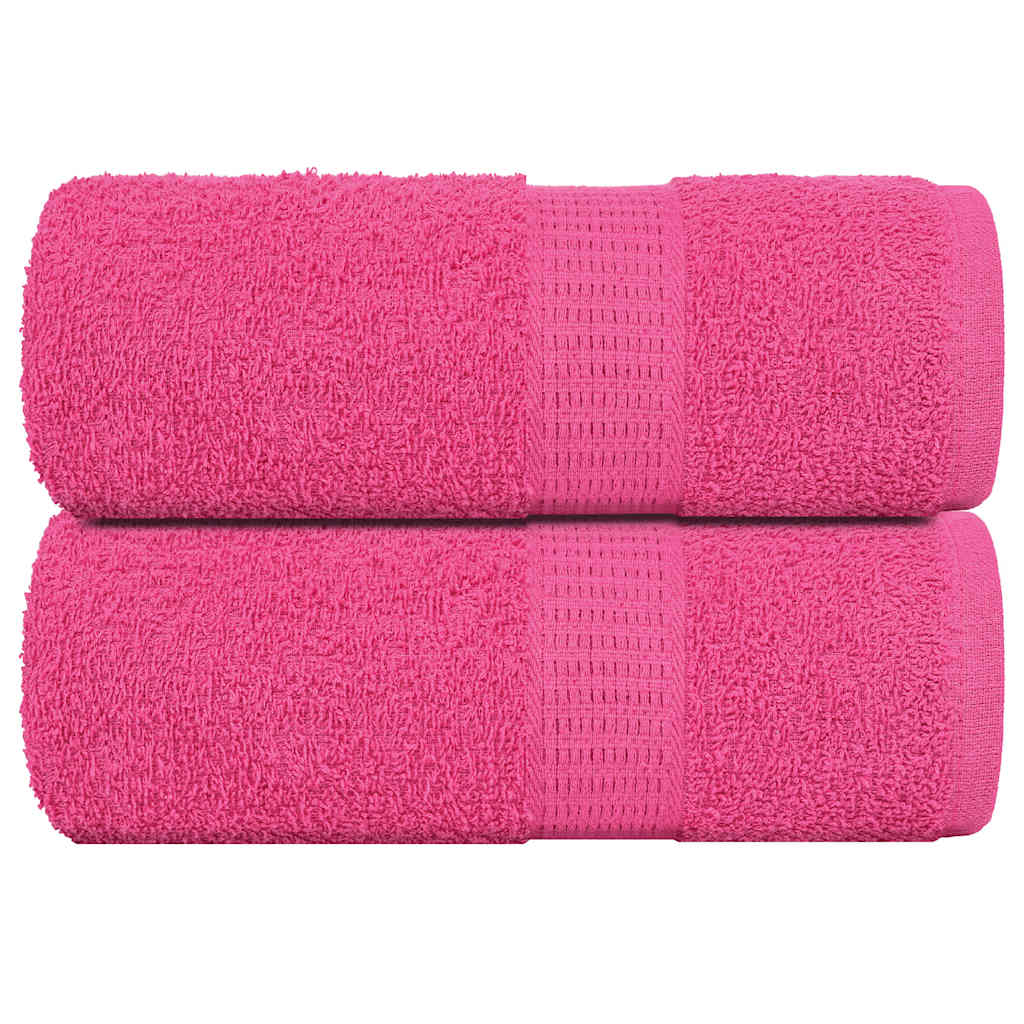 Seiftücher 2 Stk. Rosa 30×30 cm 360 g/m² 100% Baumwolle