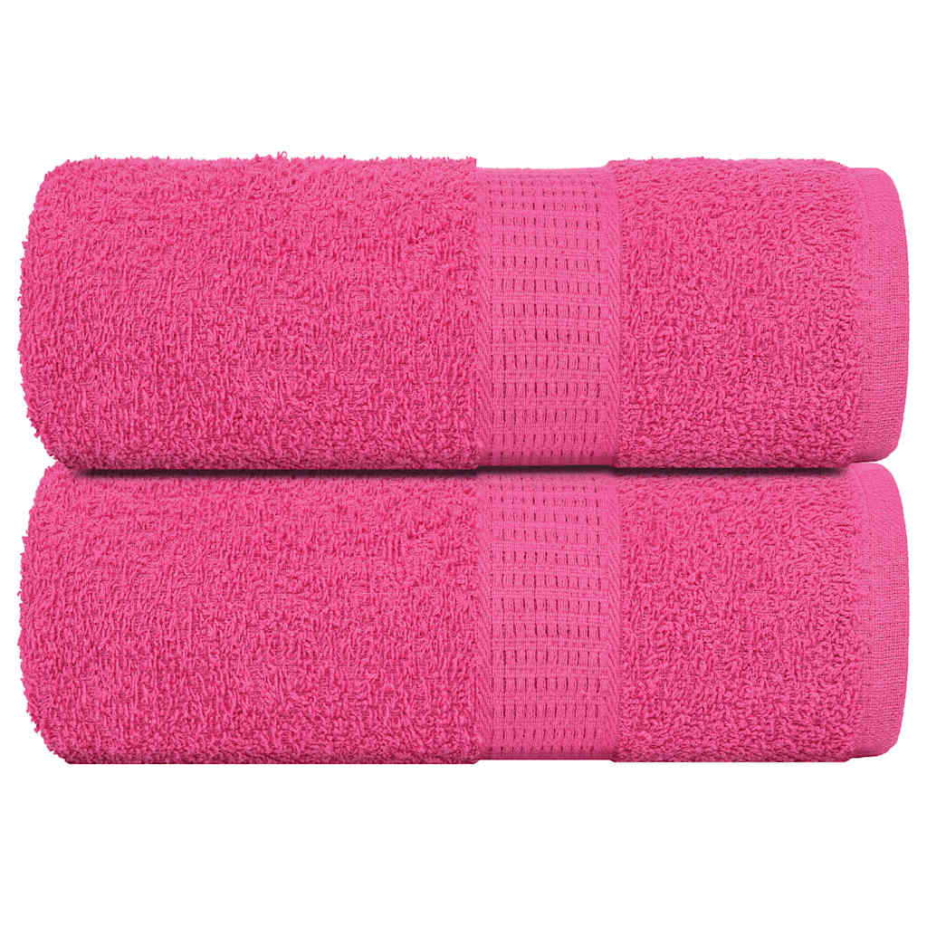 vidaXL Ručníky FROGN 2 ks růžové 30x30 cm 360 g/m²