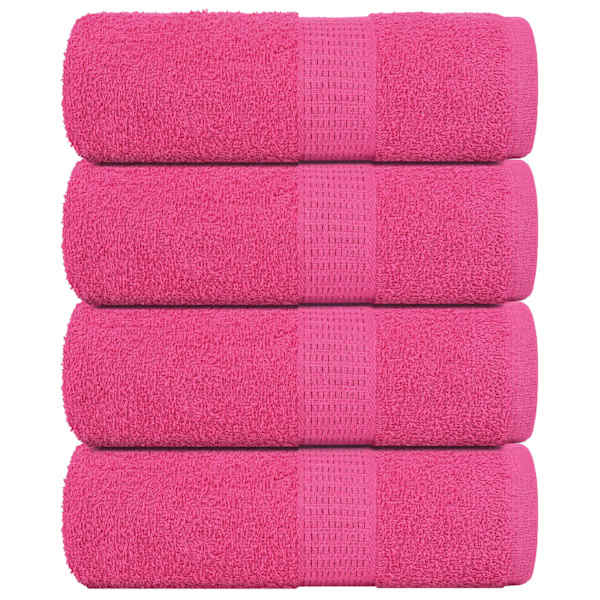 vidaXL pesur&auml;tikud KONNAM&Auml;NG 4 tk roosad 30 x 30 cm 360 g/m&sup2;