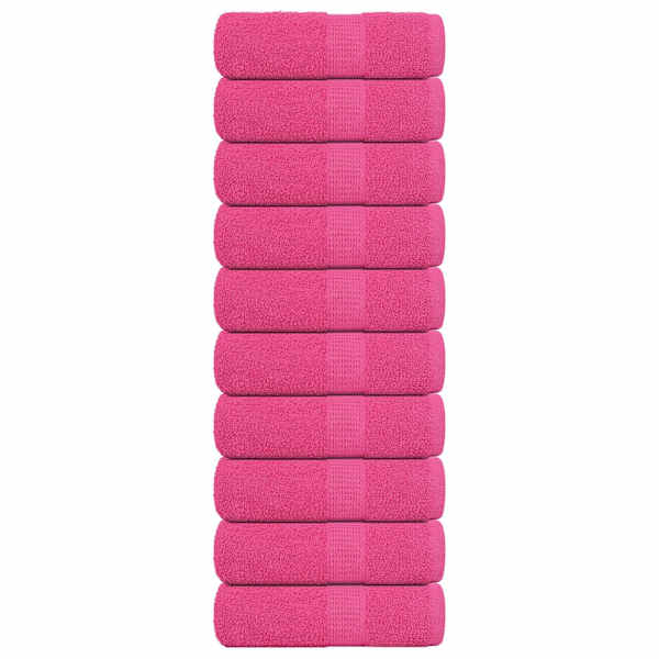 vidaXL pesur&auml;tikud KONNAM&Auml;NG 10 tk roosad 30 x 30 cm 360 g/m&sup2;
