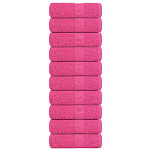Brisače za umivanje FROGN 10 kosov roza 30x30 cm 360 g/m²