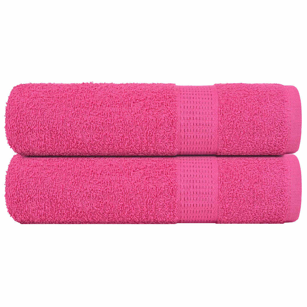 Duschtücher 2 Stk. Rosa 70×140 cm 360 g/m² 100% Baumwolle