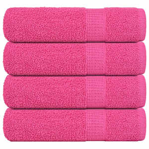 Brisače za tuširanje FROGN 4 kosi roza 70x140 cm 360 g/m²