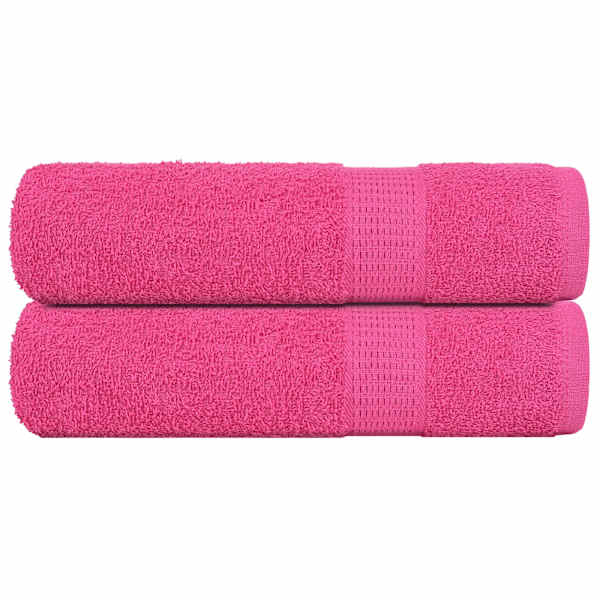 vidaXL vannitoar&auml;tikud KONNA 2 tk roosad 100 x 150 cm 360 g/m&sup2;