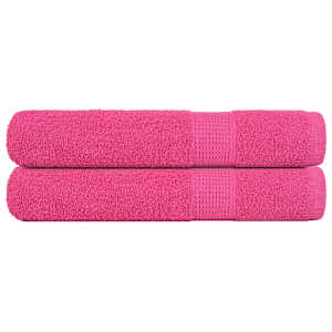 Brisače FROGN 2 kosa roza 100x200 cm 360 g/m²