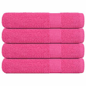 Brisače FROGN 4 kosi roza 100x200 cm 360 g/m²