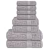 vidaXL 8-osaline r&auml;tikukomplekt FROGN hall, 360 g/m&sup2;