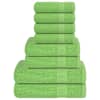 vidaXL 8-osaline r&auml;tikukomplekt FROGN &otilde;unaroheline, 360 g/m&sup2;