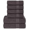 vidaXL 6-osaline k&auml;ter&auml;tikukomplekt KONN, antratsiithall, 360 g/m&sup2;