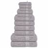 vidaXL 12-osaline r&auml;tikukomplekt FROGN hall, 360 g/m&sup2;