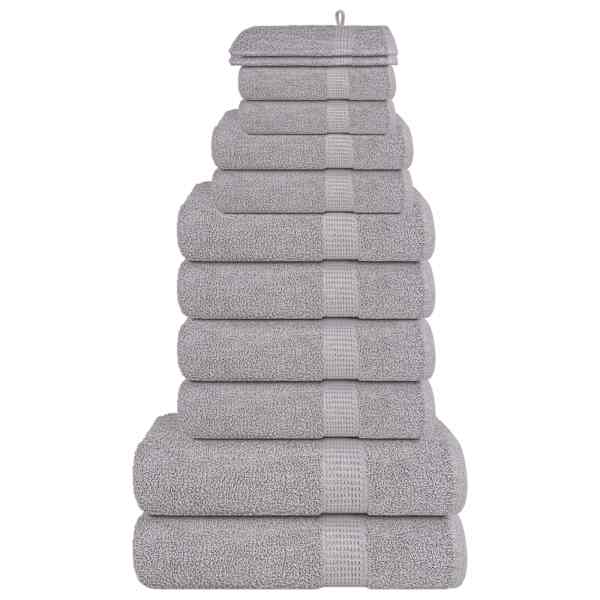 vidaXL 12-osaline r&auml;tikukomplekt FROGN hall, 360 g/m&sup2;